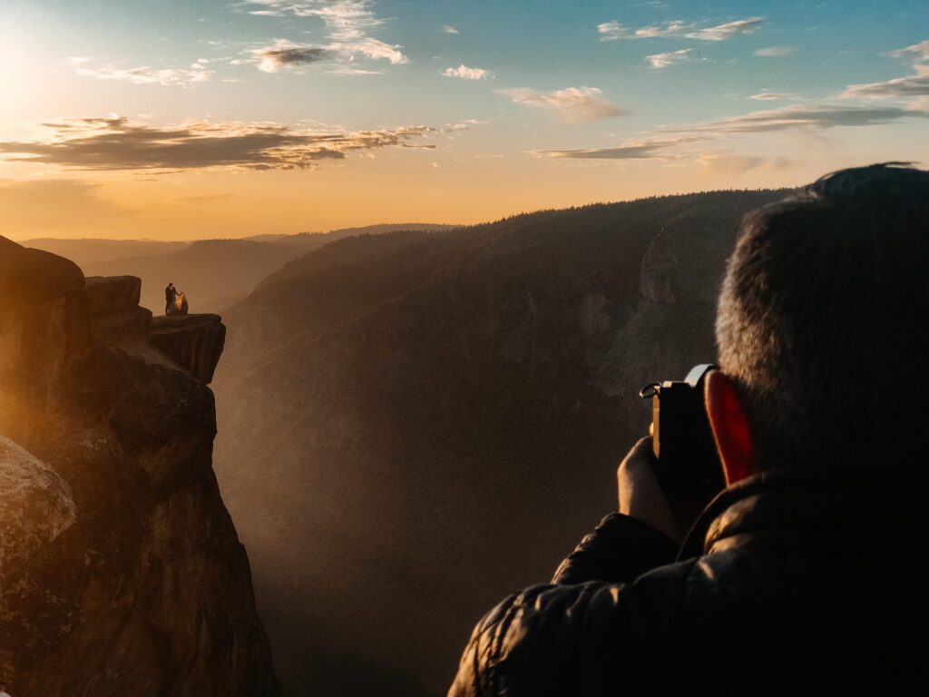 BTS of Yosemite Elopement Photographer
